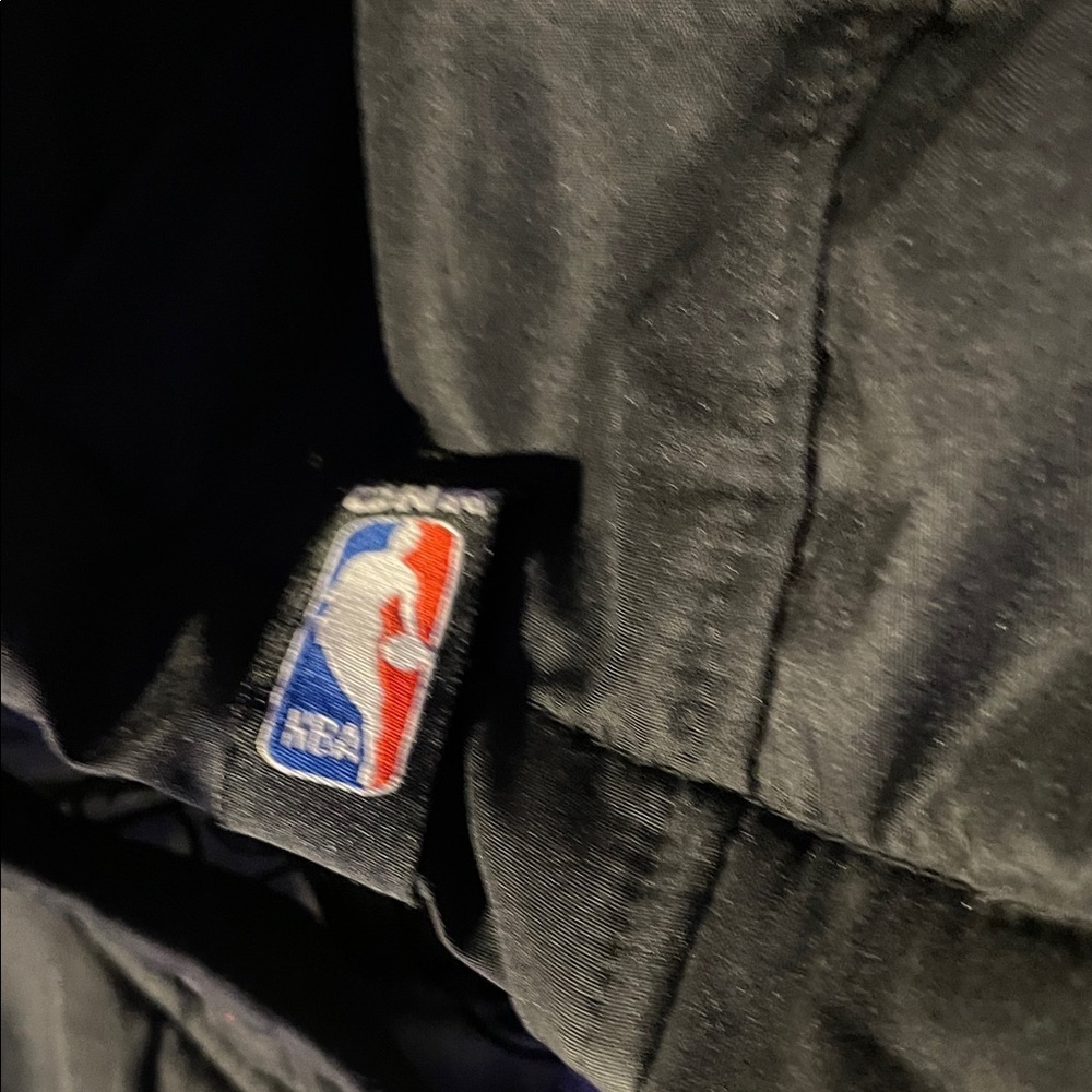 NBA UNK Black Quilted Puffer Denver Nuggets Jacket Coat - Picture 3 of 15